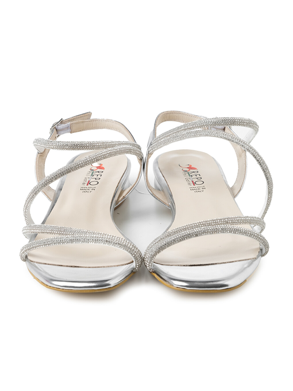 Gri Kadın Sandalet 40601-E4 Argento-1