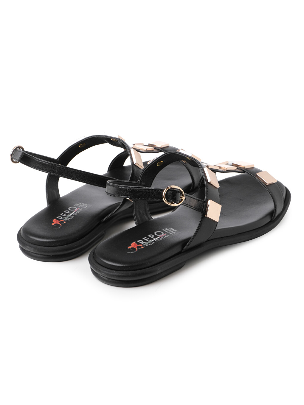 Siyah Kadın Sandalet 70276-E4 Nero-3