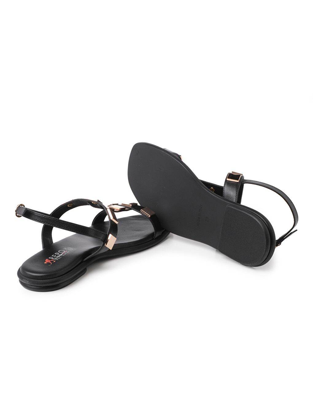 Siyah Kadın Sandalet 70276-E4 Nero-4