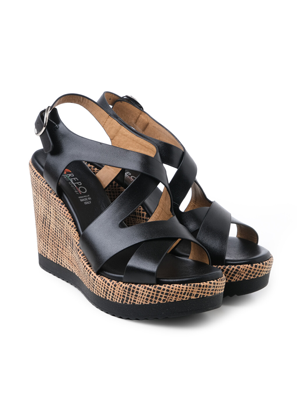 Siyah Kadın Sandalet 52231-E4 Nero-2