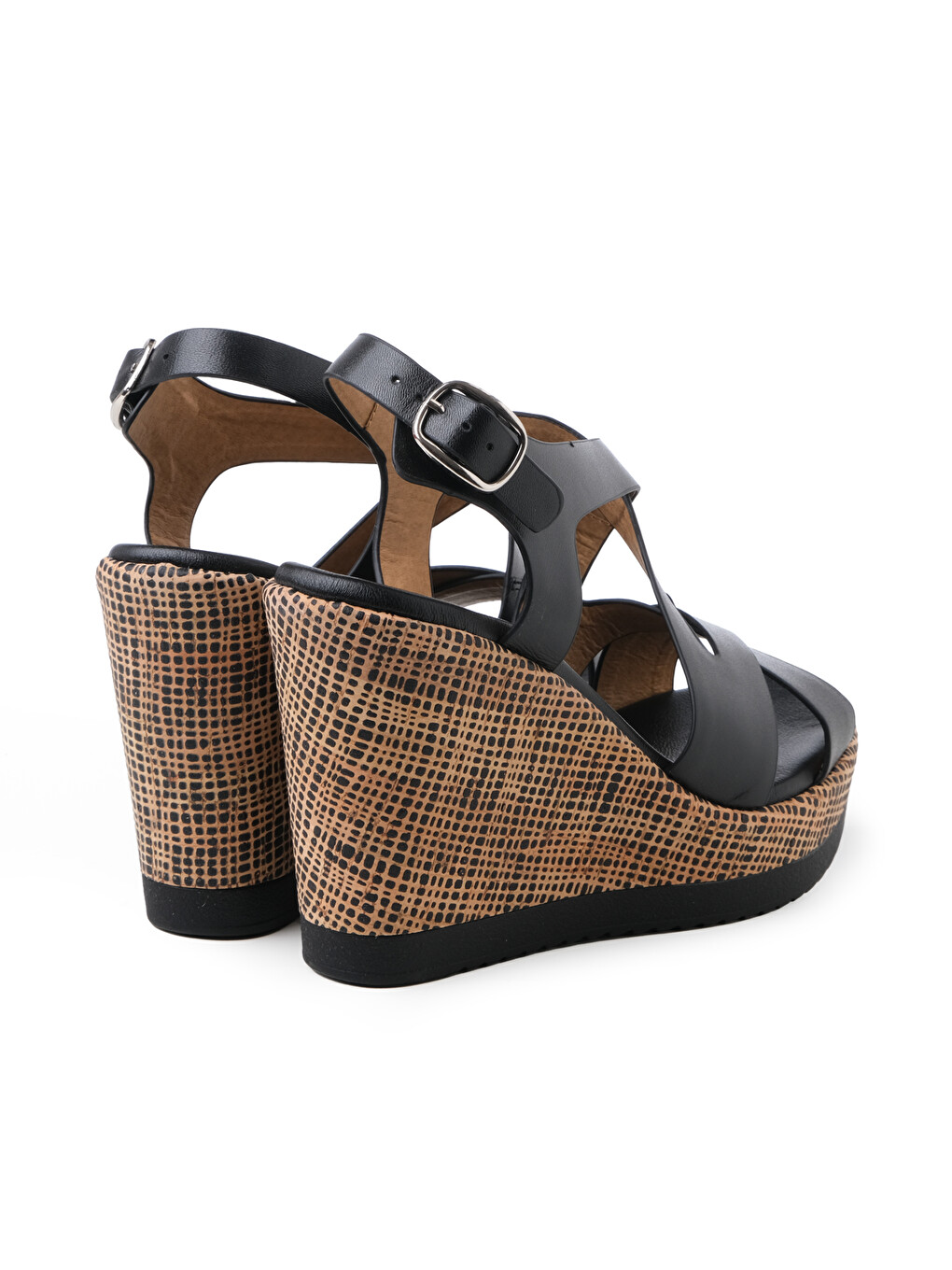 Siyah Kadın Sandalet 52231-E4 Nero-3