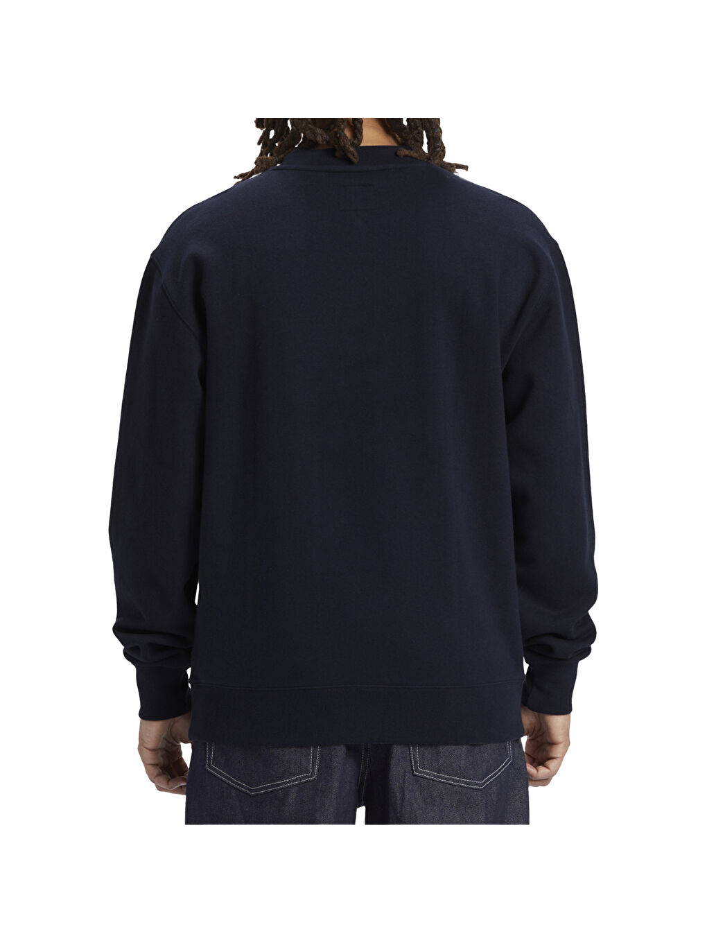 Erkek Fleece Static 94 Crew Lacivert-3