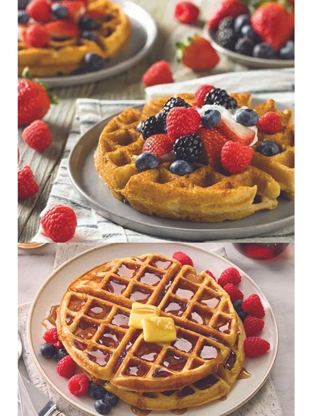 MİNİ Ksm-2400W Yapışmaz Plakalı Waffle Makinesi Kırmızı-3