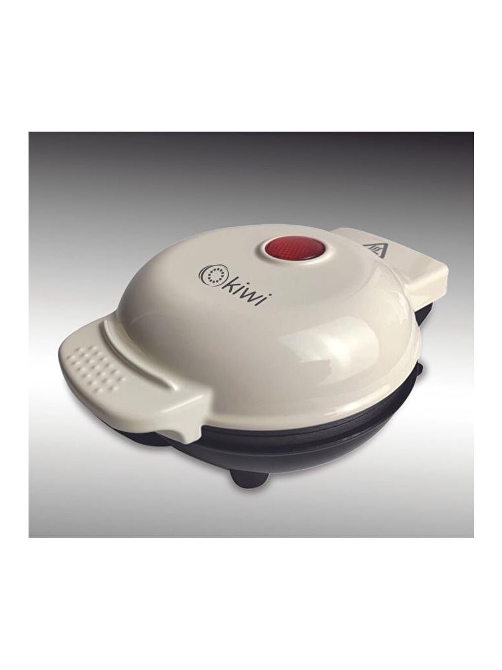 Kiw MİNİi Ksm-2400W Yapışmaz Plakalı Waffle Makinesi Krem-2