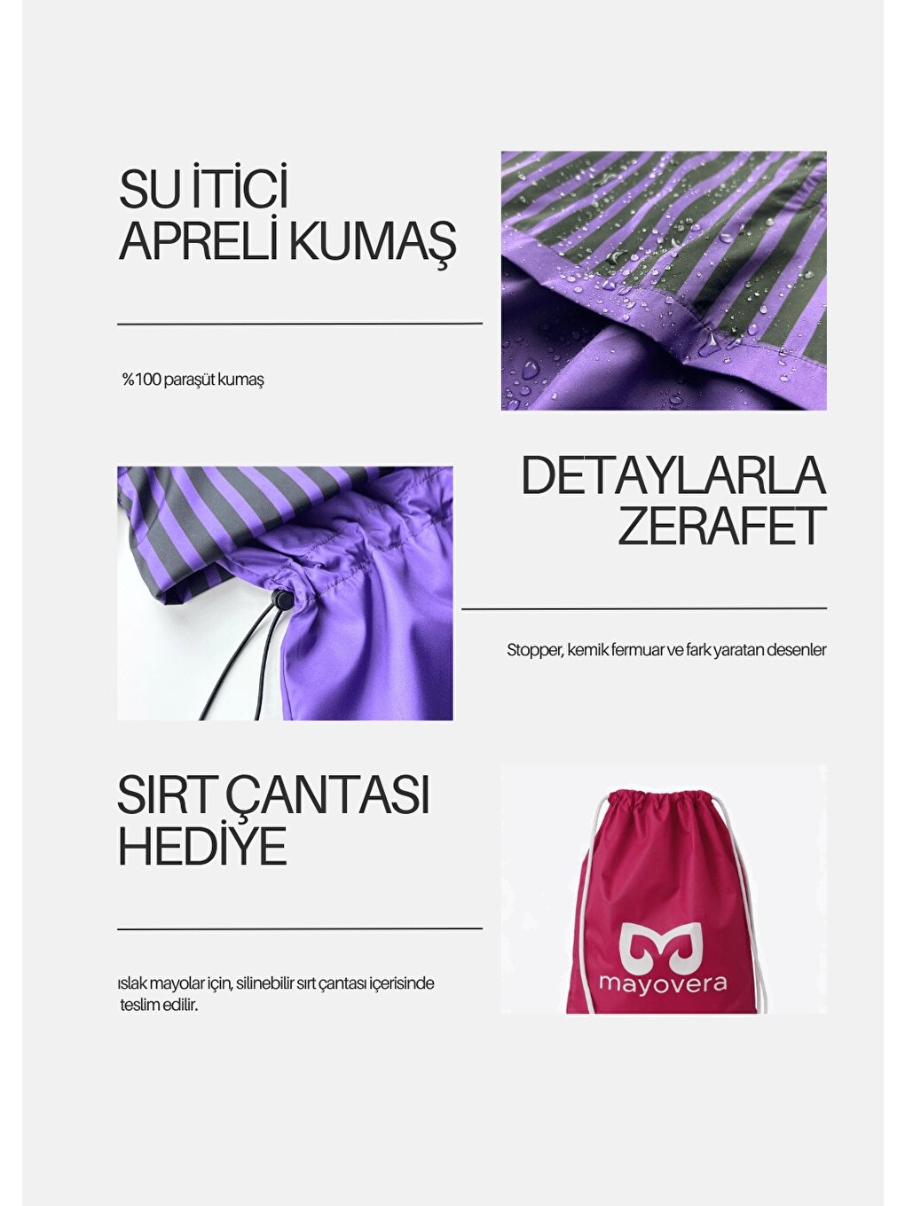 Tesettür Mayo Dinamik Mor-5