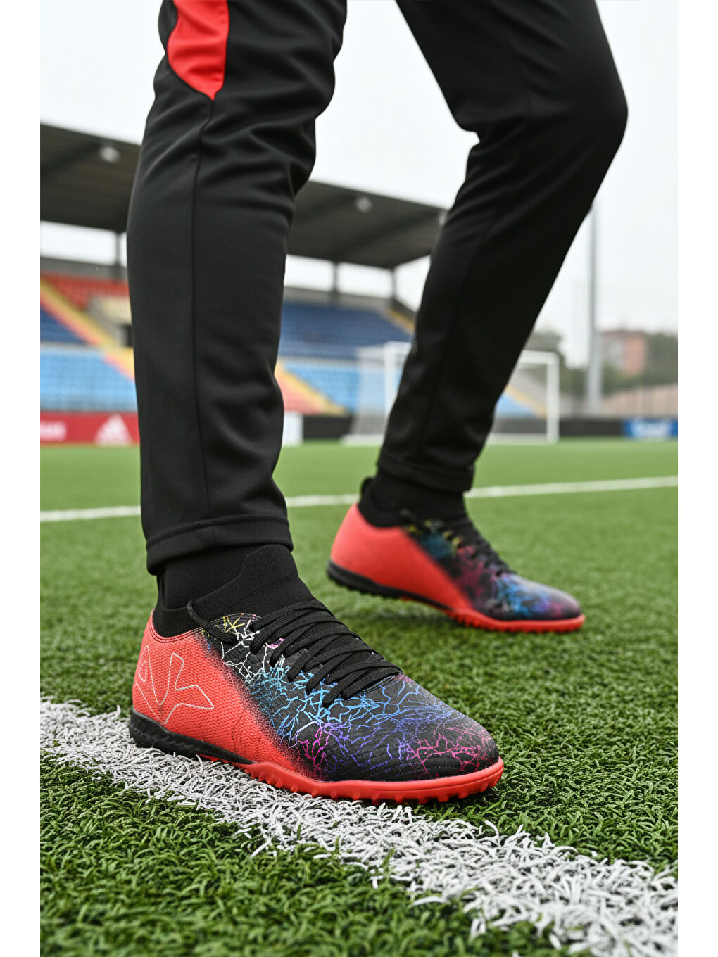 Siyah Fuşya Bilekten Sarmalı Erkek Krampon MH-252-153 M-2