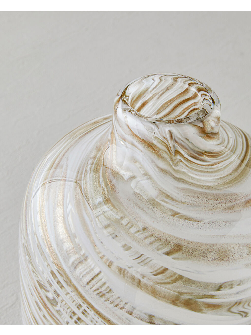 Elegance Cam Vazo 25,5 cm Beyaz-2