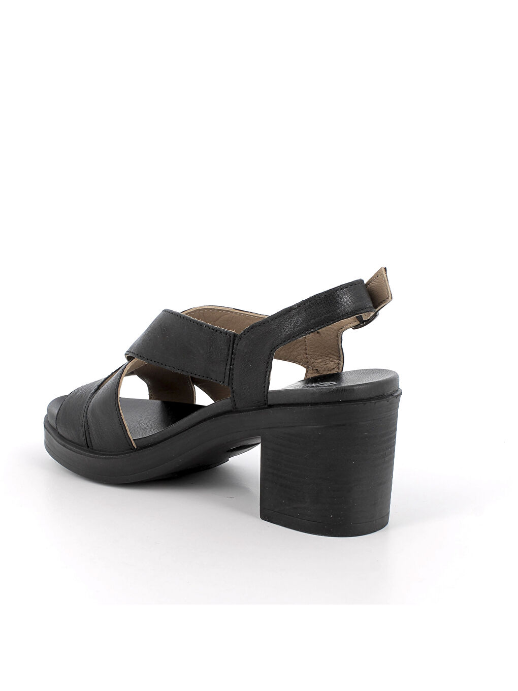 Siyah Kadın Sandalet 7674100 DHI 76741 CAPRA TAMPONATA Nero-2