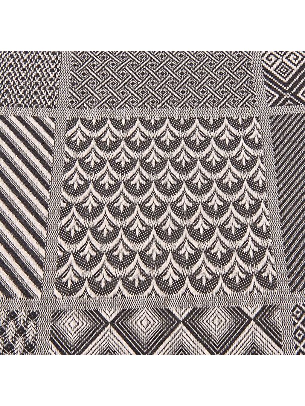 Soft Patchwork Çift Kişilik Yatak Örtüsü - Antrasit - 200x230 cm-3