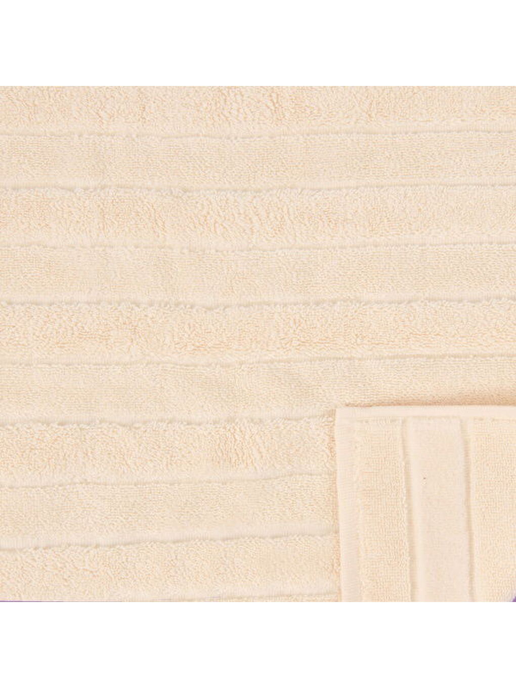 Soft Kadife Ayak Havlusu - Ekru - 50x70 cm-1