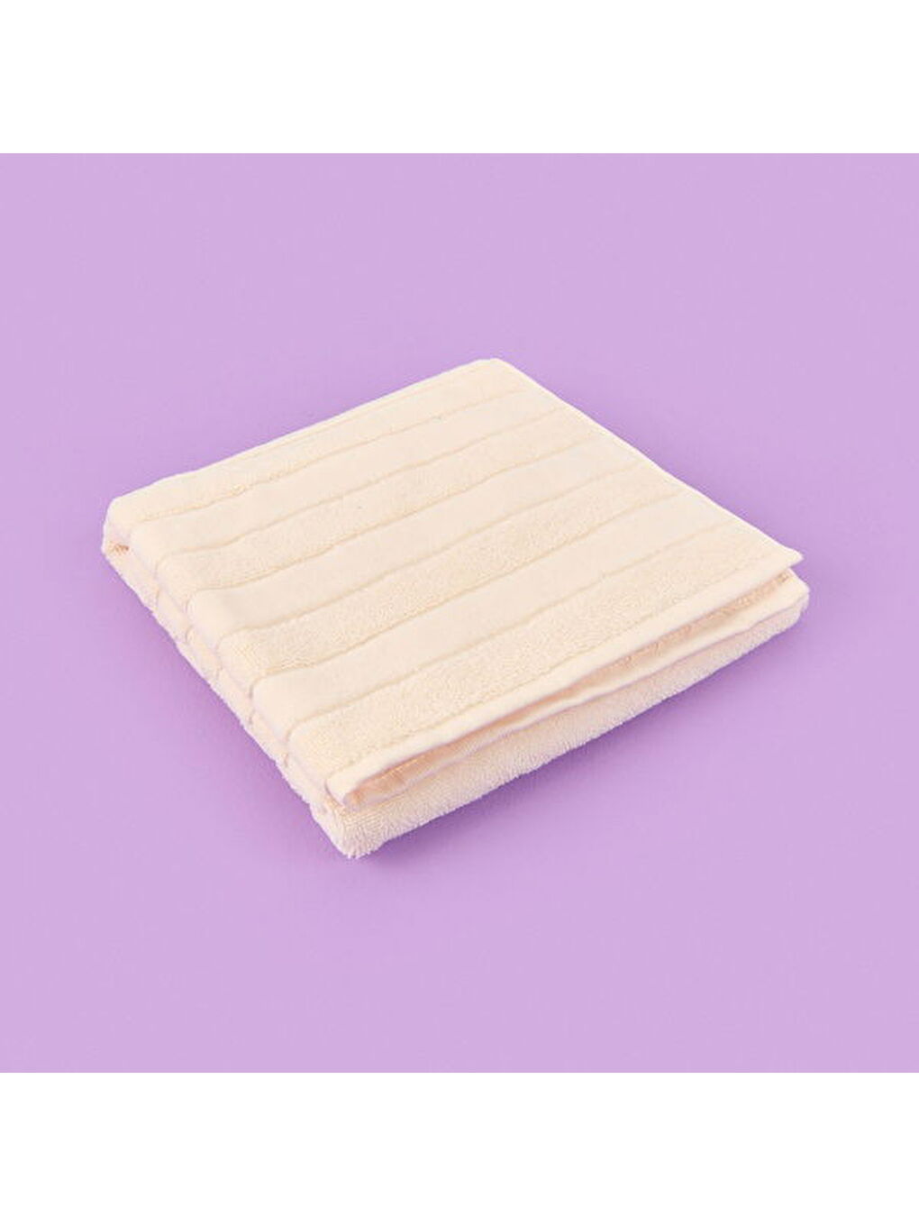 Soft Kadife Ayak Havlusu - Ekru - 50x70 cm-3