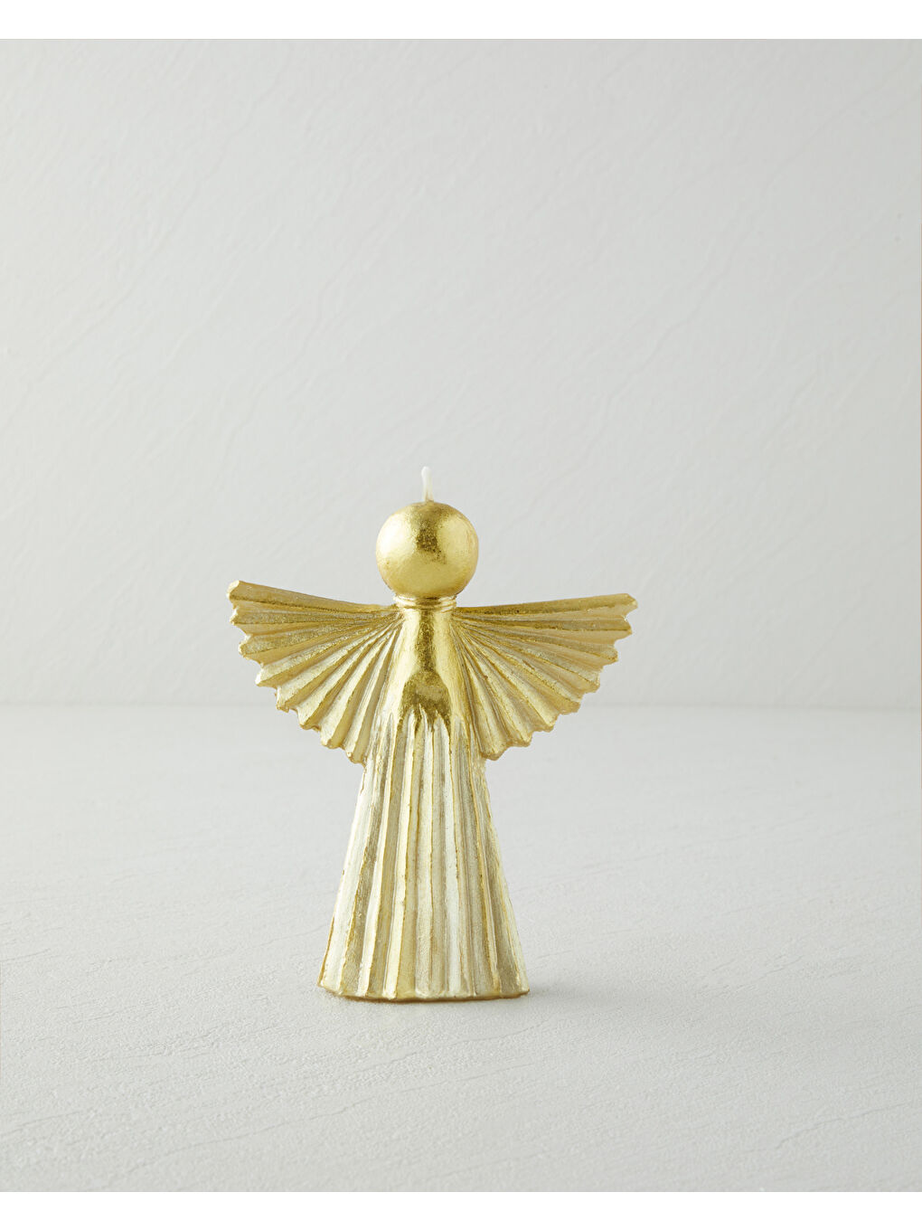 Sarı Angel Mum 12,5x4,5x15 cm Gold