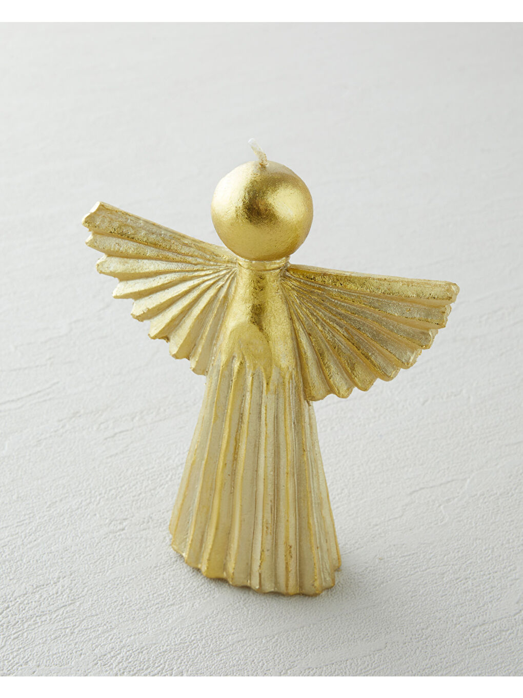 Sarı Angel Mum 12,5x4,5x15 cm Gold-1