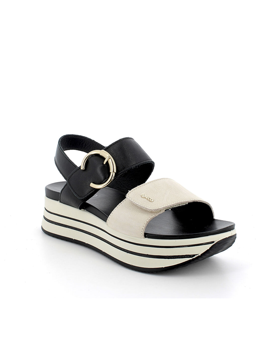 Siyah Kadın Sandalet 5679155 DYA 56791 NAPPA/NAB.CODEX Nero Panna-1