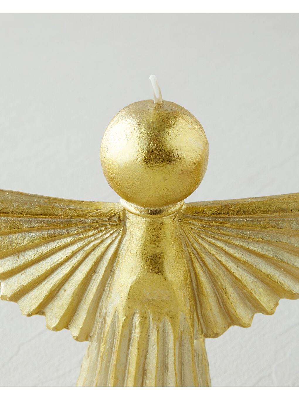 Sarı Angel Mum 12,5x4,5x15 cm Gold-2