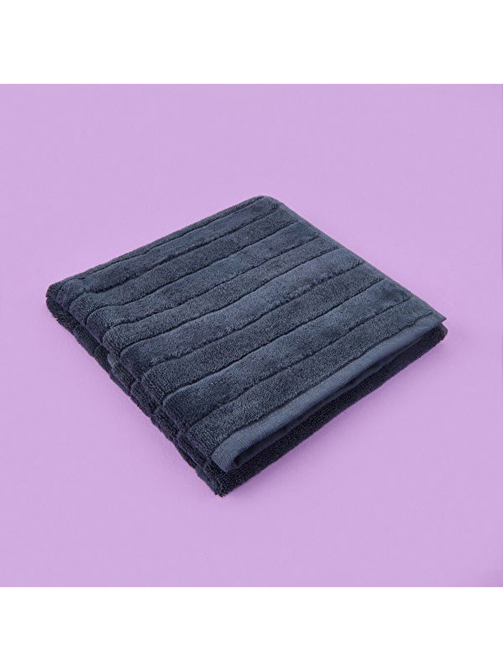 Soft Kadife Ayak Havlusu - Antrasit - 50x70 cm-3