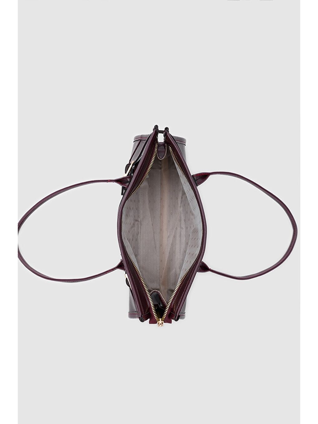 Enyola Vintage Baget Çanta Mürdüm-5