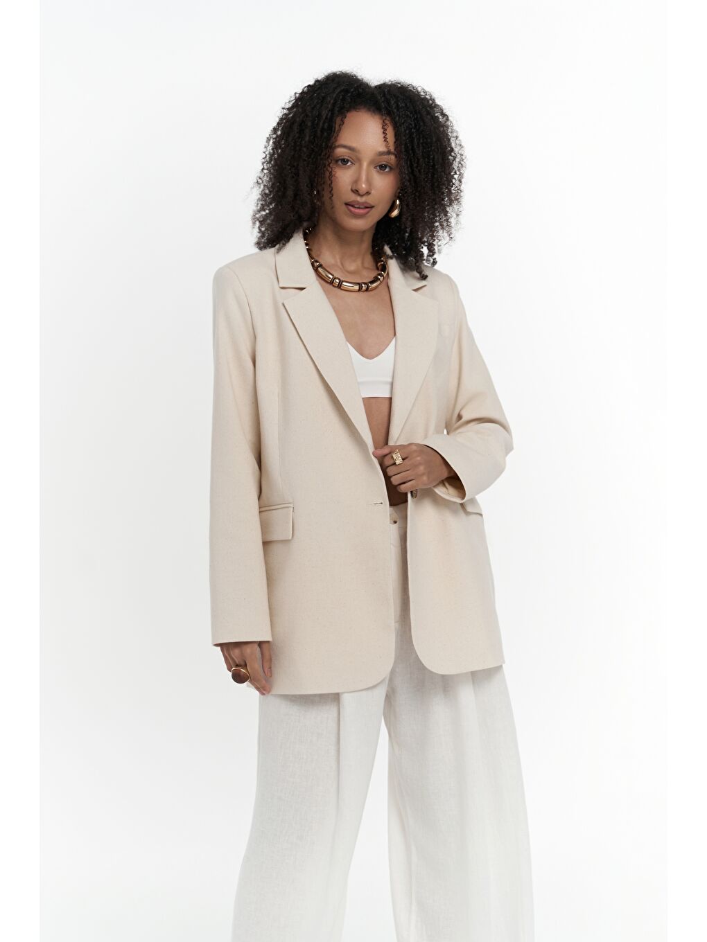 Bohemai Juba Bej Basic Blazer