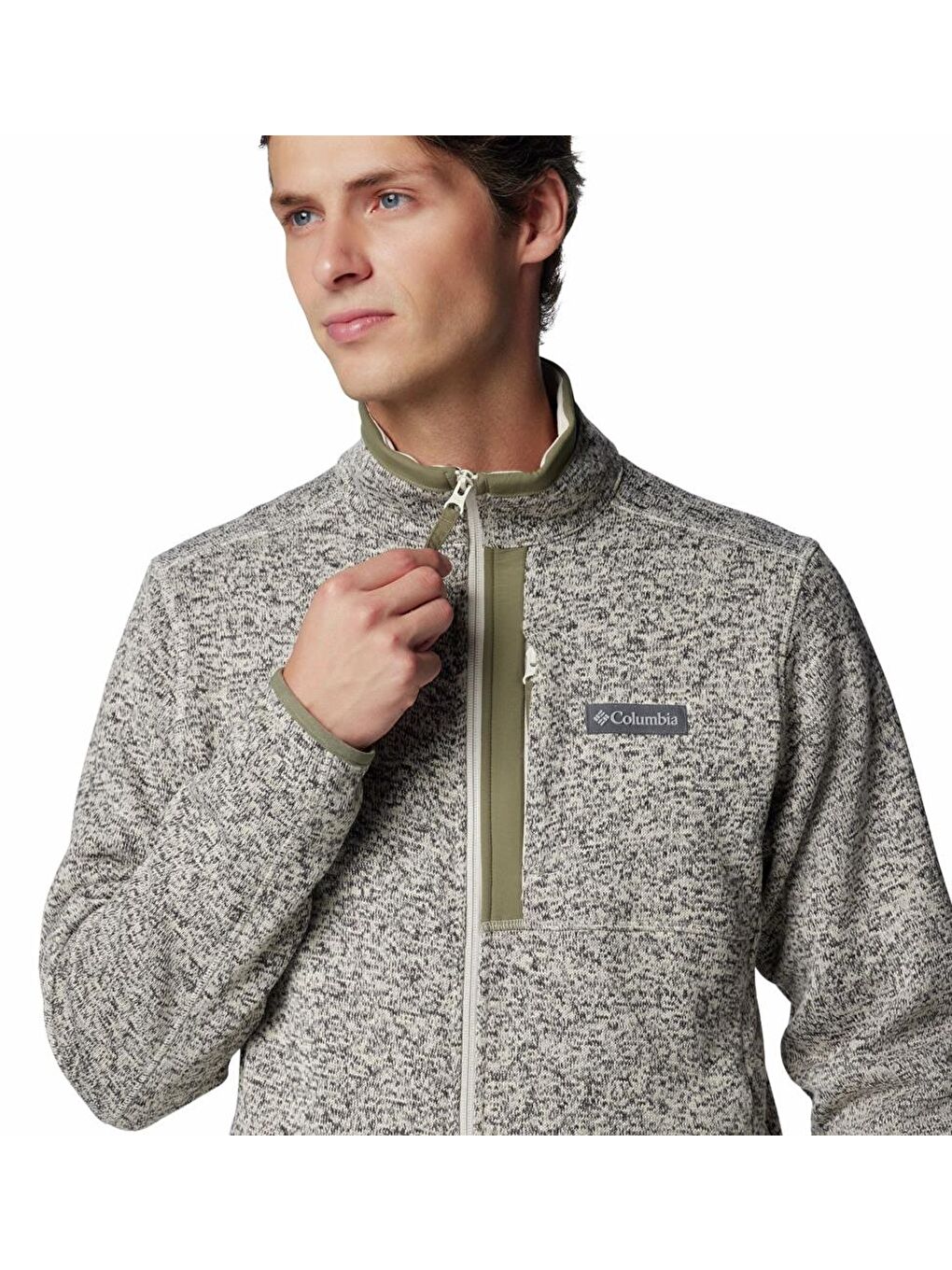 Columbia Ekru Sweater Weather™ Fleece Full Zip Erkek Tam Fermuarlı Polar Üst AO9845 - 4