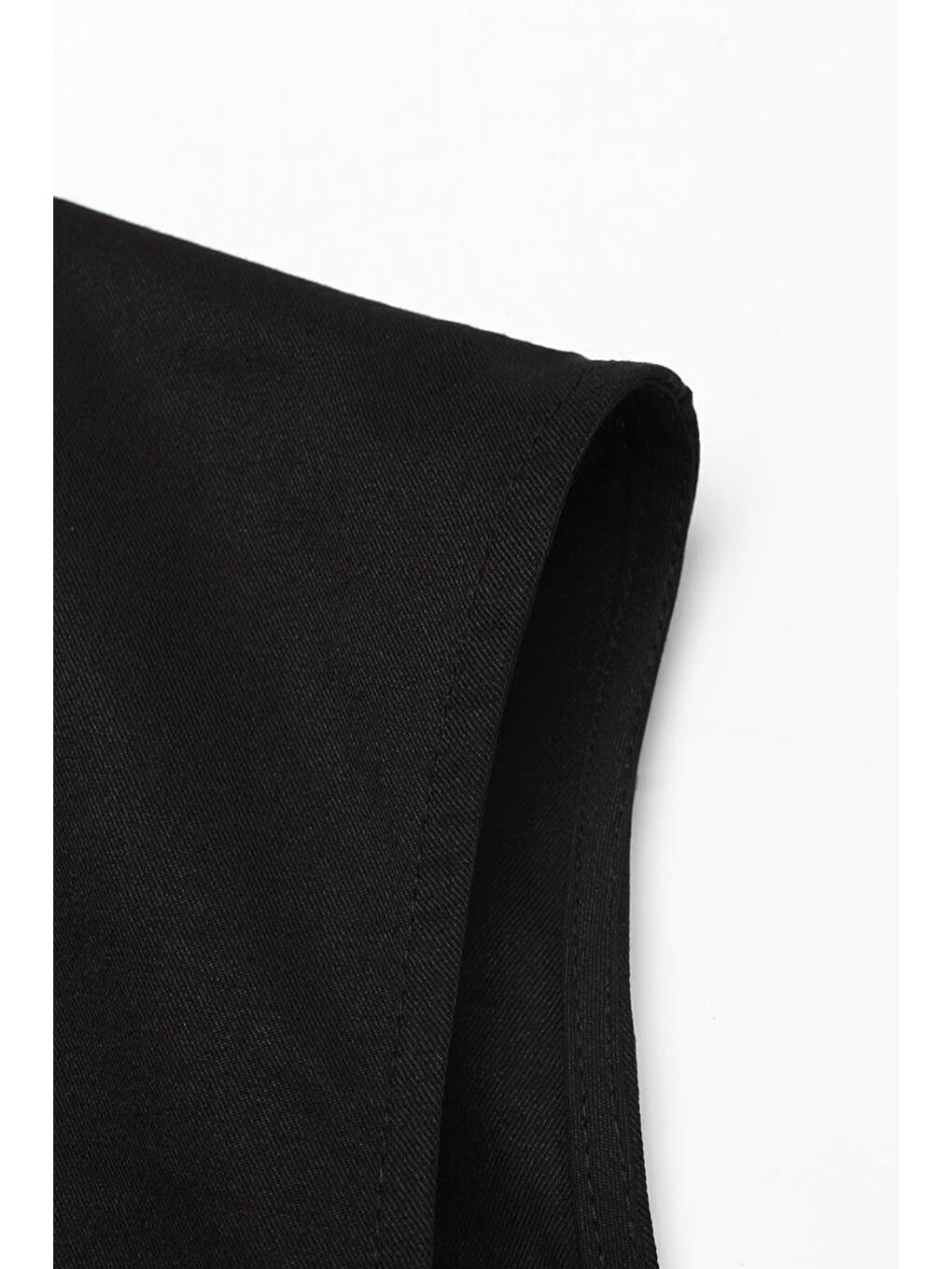 Siyah-Kolsuz Gömlek Tunik-4