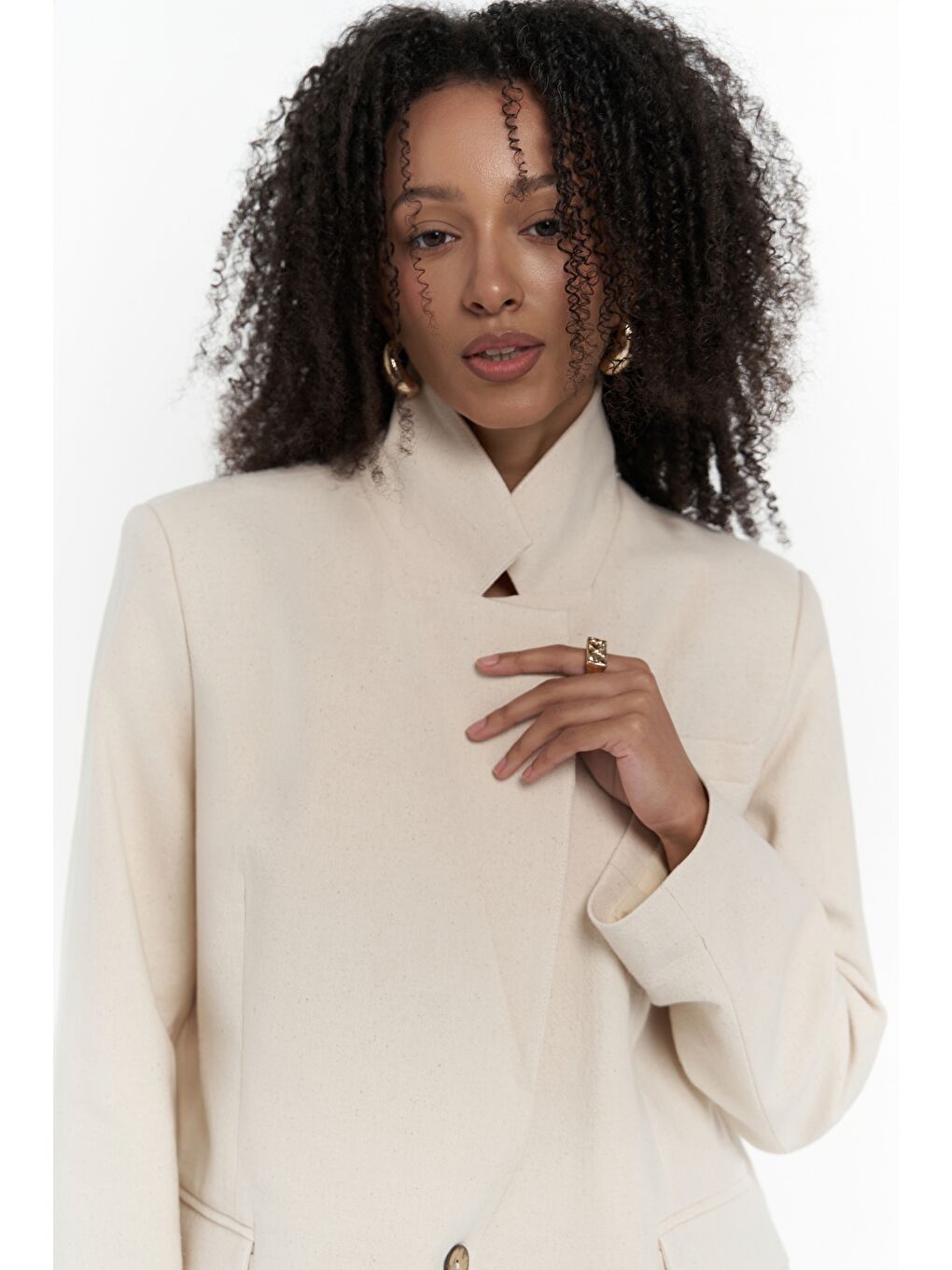 Bohemai Juba Bej Basic Blazer - 5