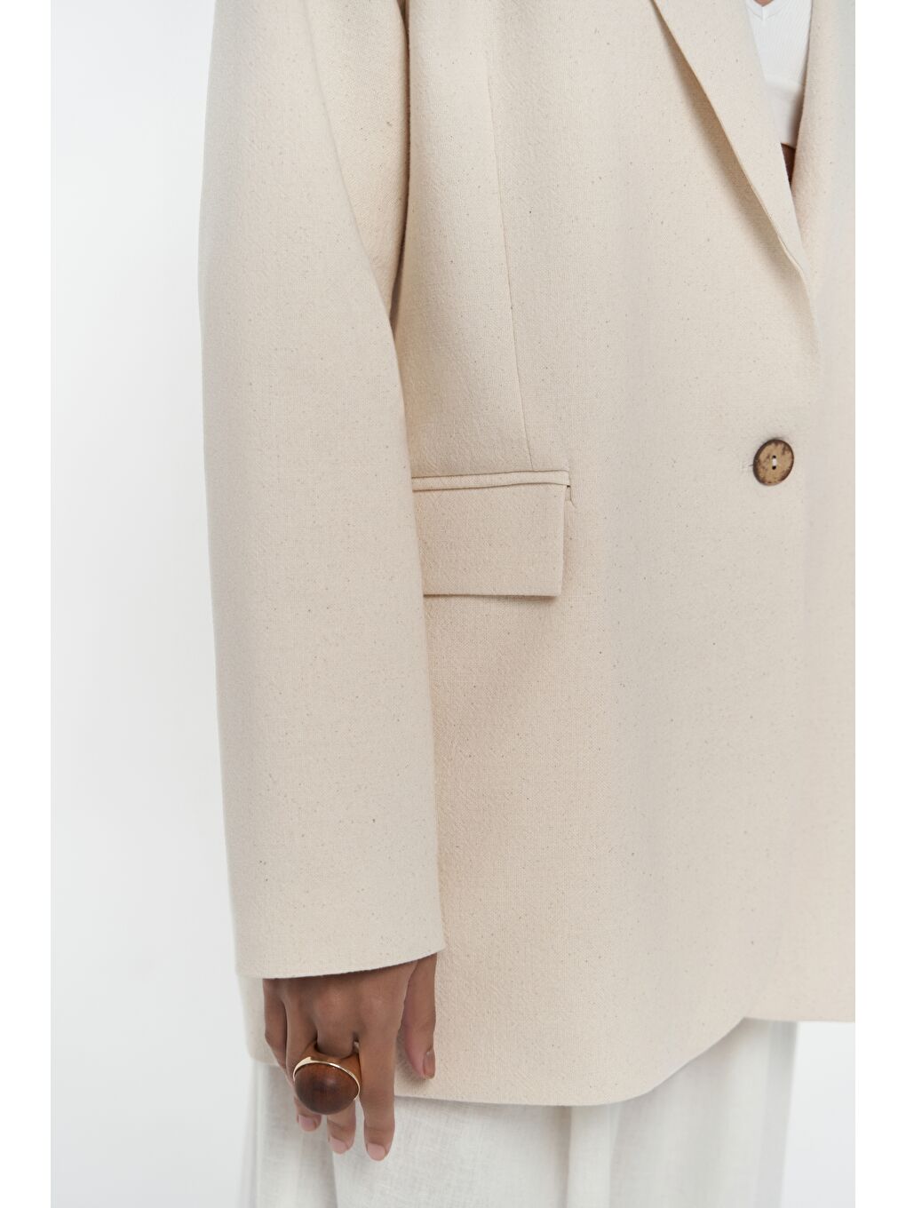 Bohemai Juba Bej Basic Blazer - 7
