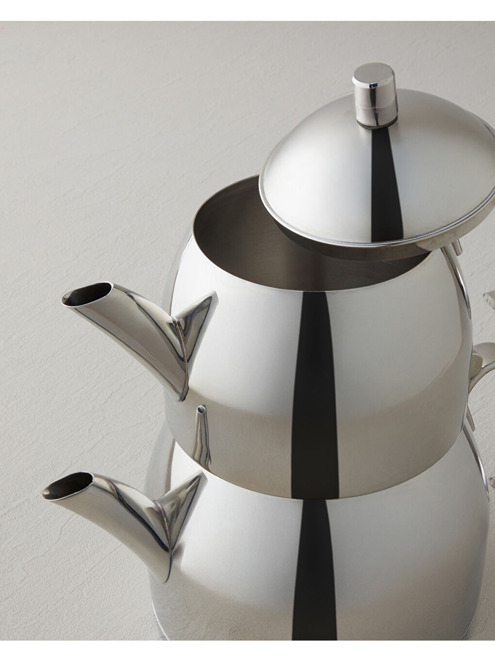 Gri Lumos Çelik Çaydanlık 0,80 L – 1,6 L Silver-3