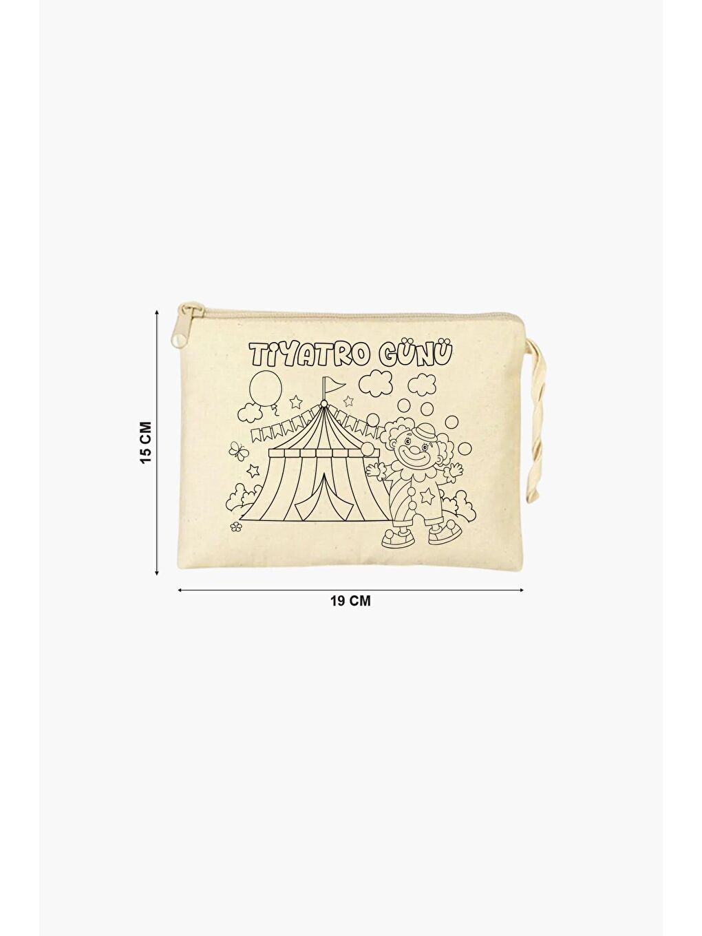 Eğlenceli Aktiviteler Baskılı Boyama Cüzdanları - 10 Adet-1