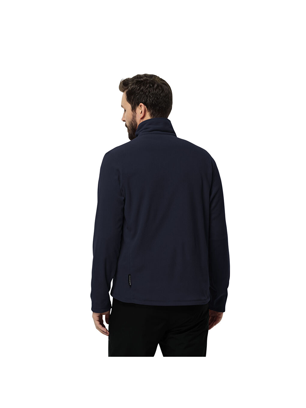 Lacivert Taunus Fz Erkek Turuncu Polar Fermuarlı Sweatshirt-2