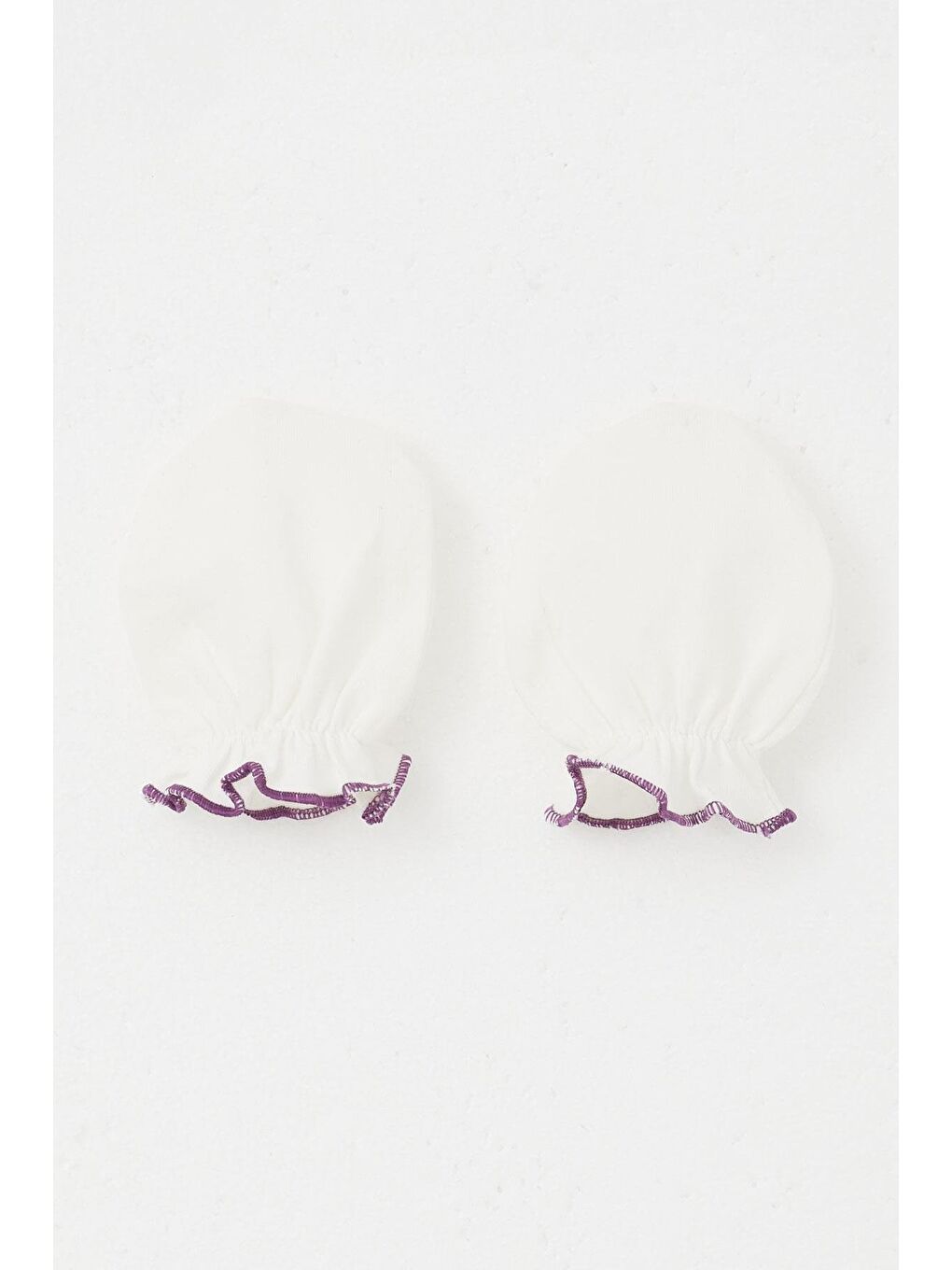 Yenidoğan Bebek Eldiven Basic Ekru (7 X 9 Cm)-1