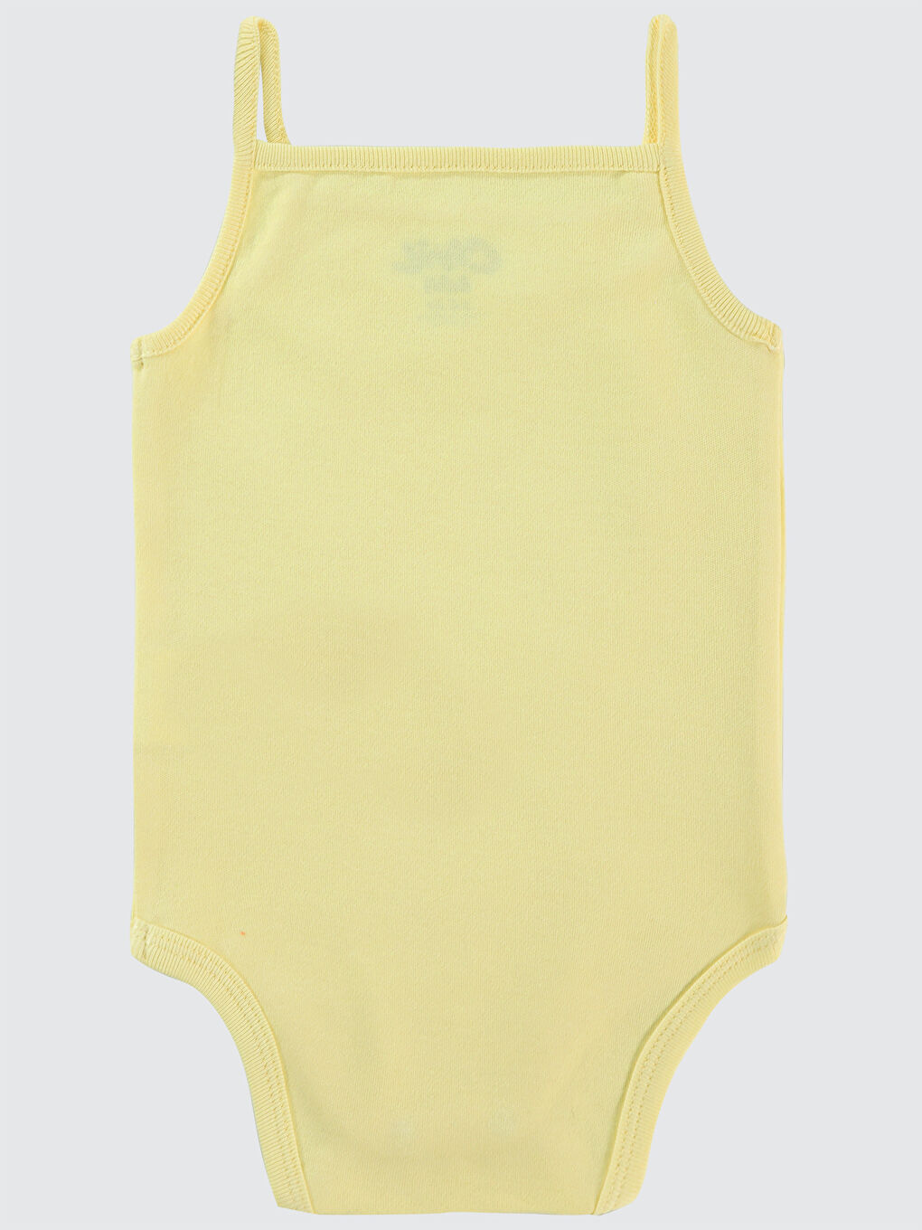 Civil Sari Baby Kız Bebek Çıtçıtlı Badi 3-9 Ay Sarı - 1