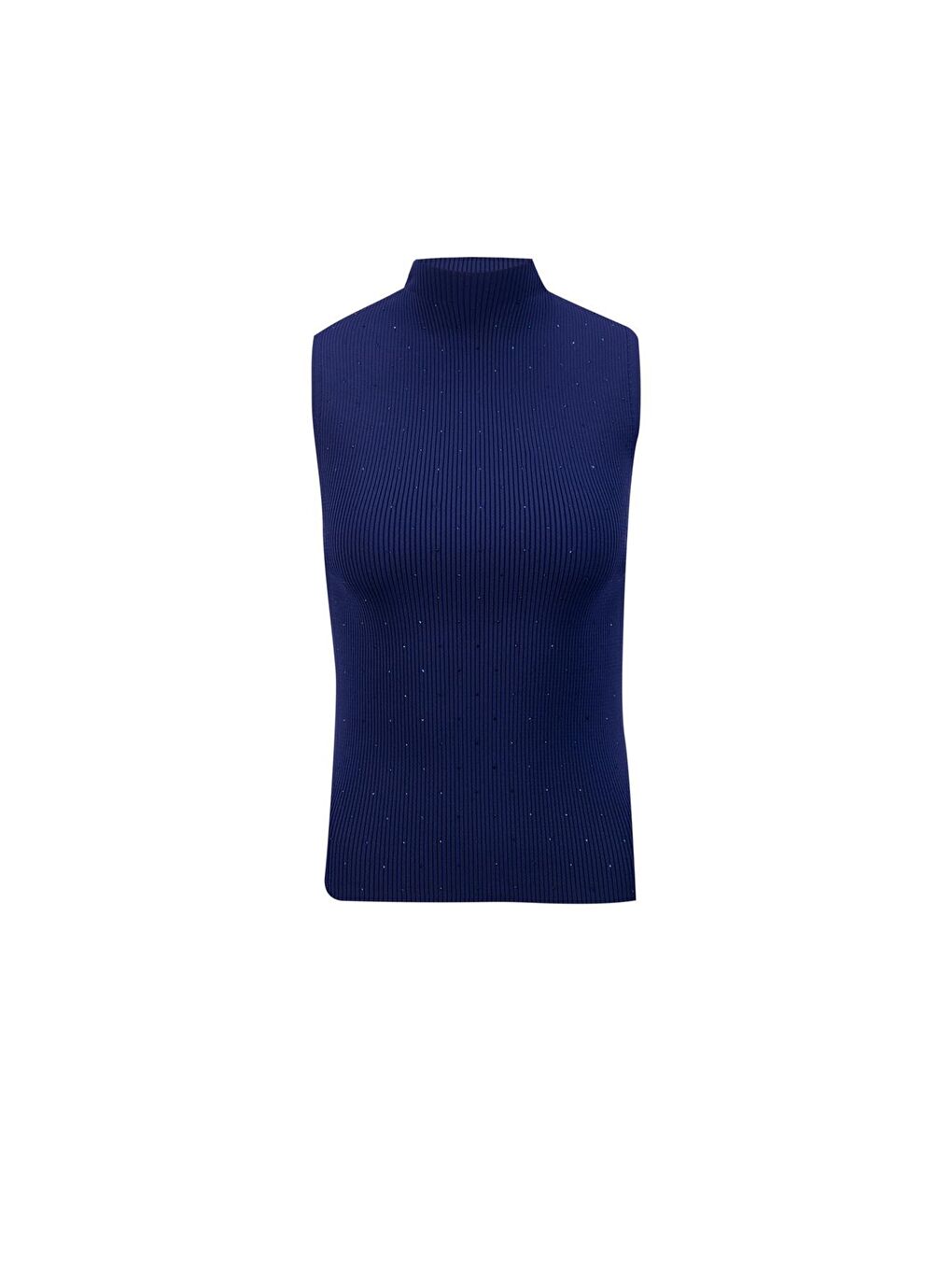 Taşlı Triko 24Kd2807 Lacivert