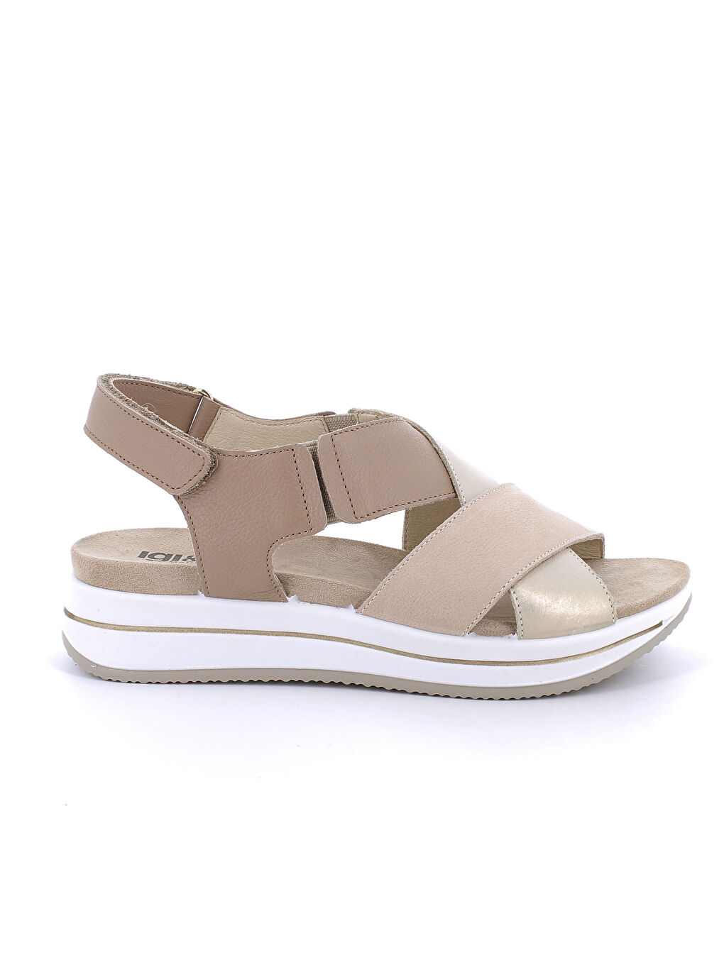 Kahverengi Kadın Sandalet 7675511 DSD 76755 FIO.BOT.KOA/VIT Taupe Platino-1