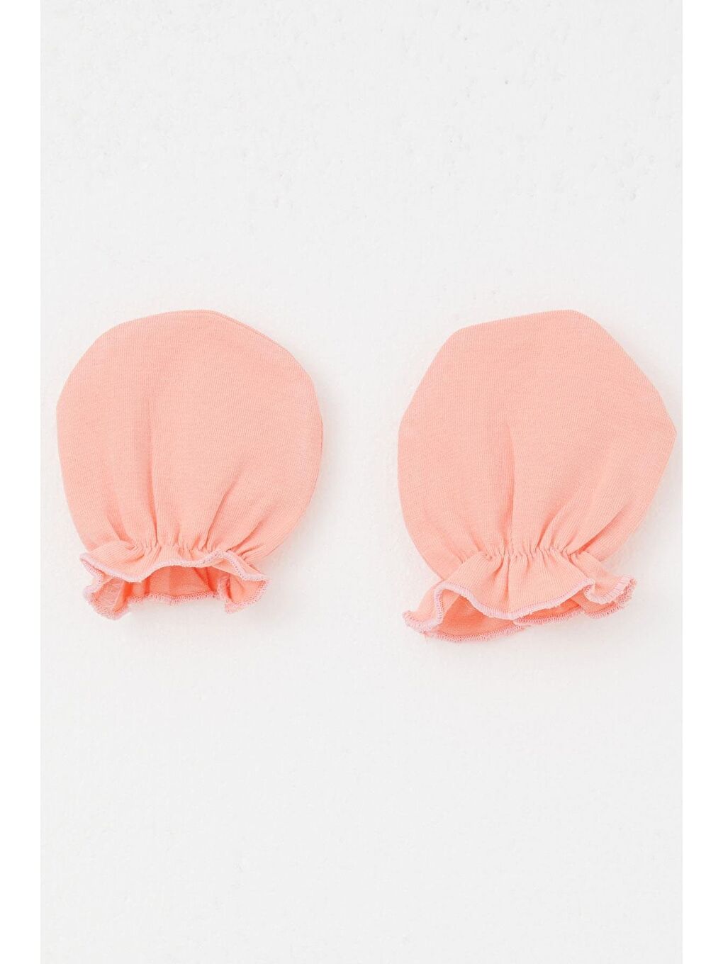 Pembe Yenidoğan Bebek Eldiven Basic Somon (7 X 9 Cm)