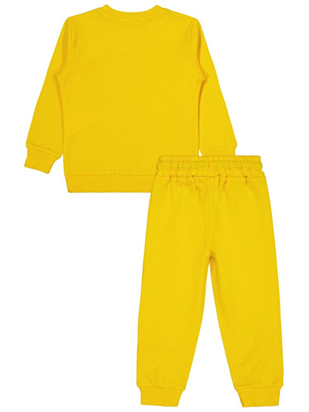 Sarı Boys Cvl Baskılı 2-5 Yaş Takım-1