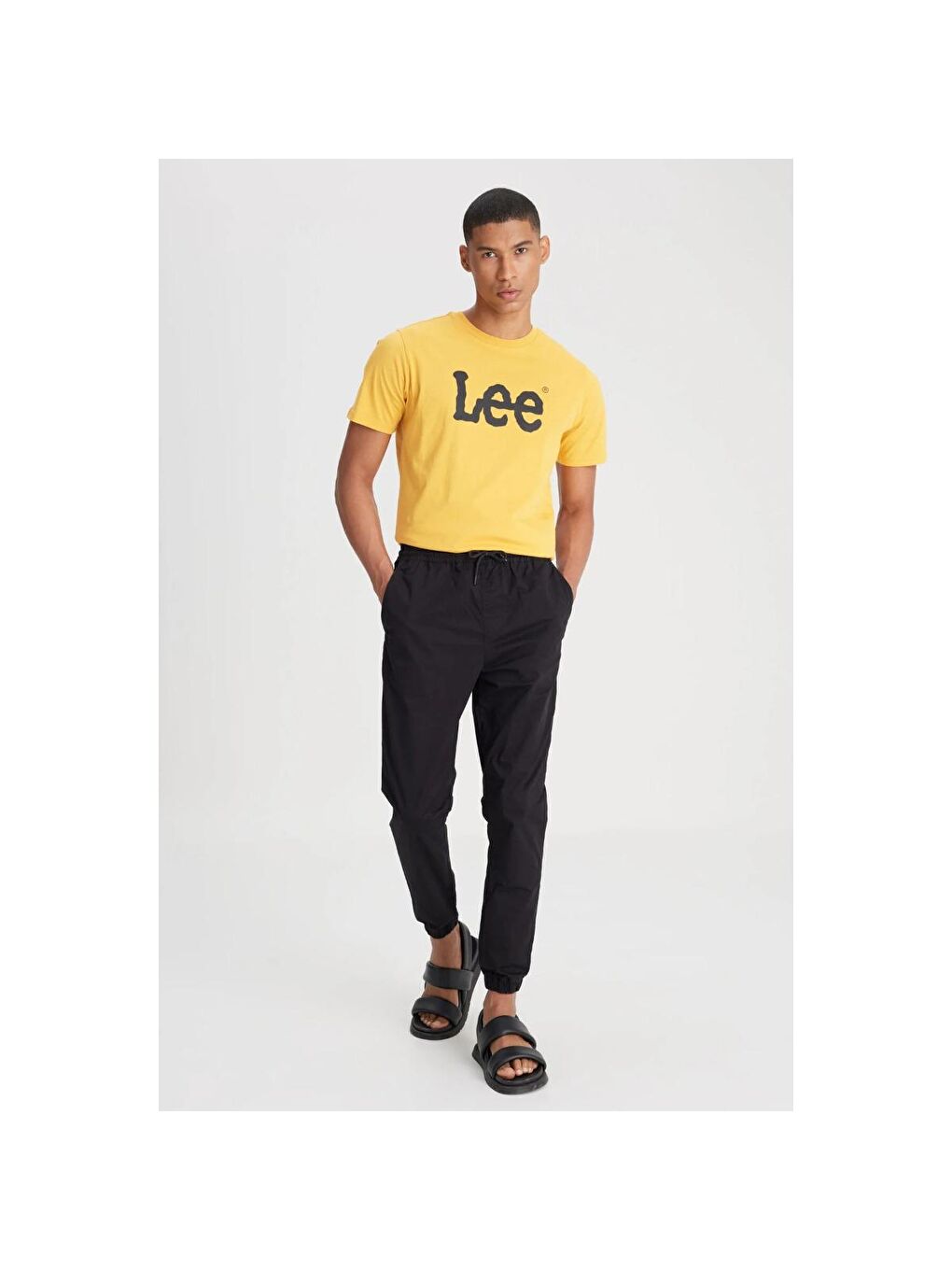 Lee Siyah Jogger Erkek Siyah Pantolon - 3