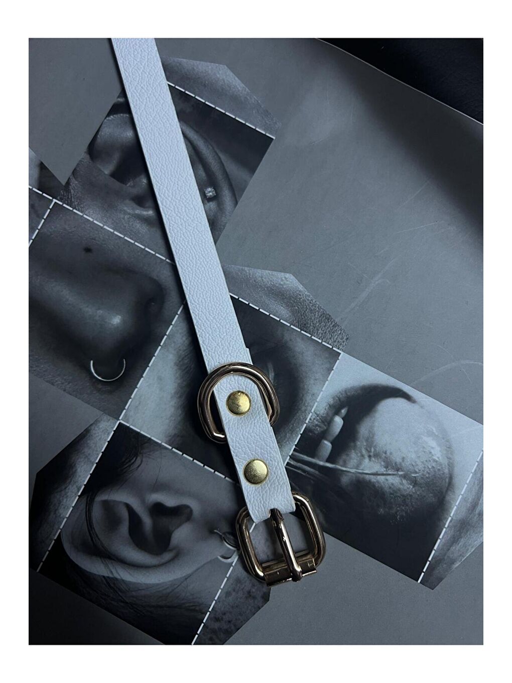 Kare Tokalı Beyaz İnce Kadın Kemeri Ceket Kemeri, Gömlek Kemeri, Elbise Kemeri KMR002 BEYAZ-6