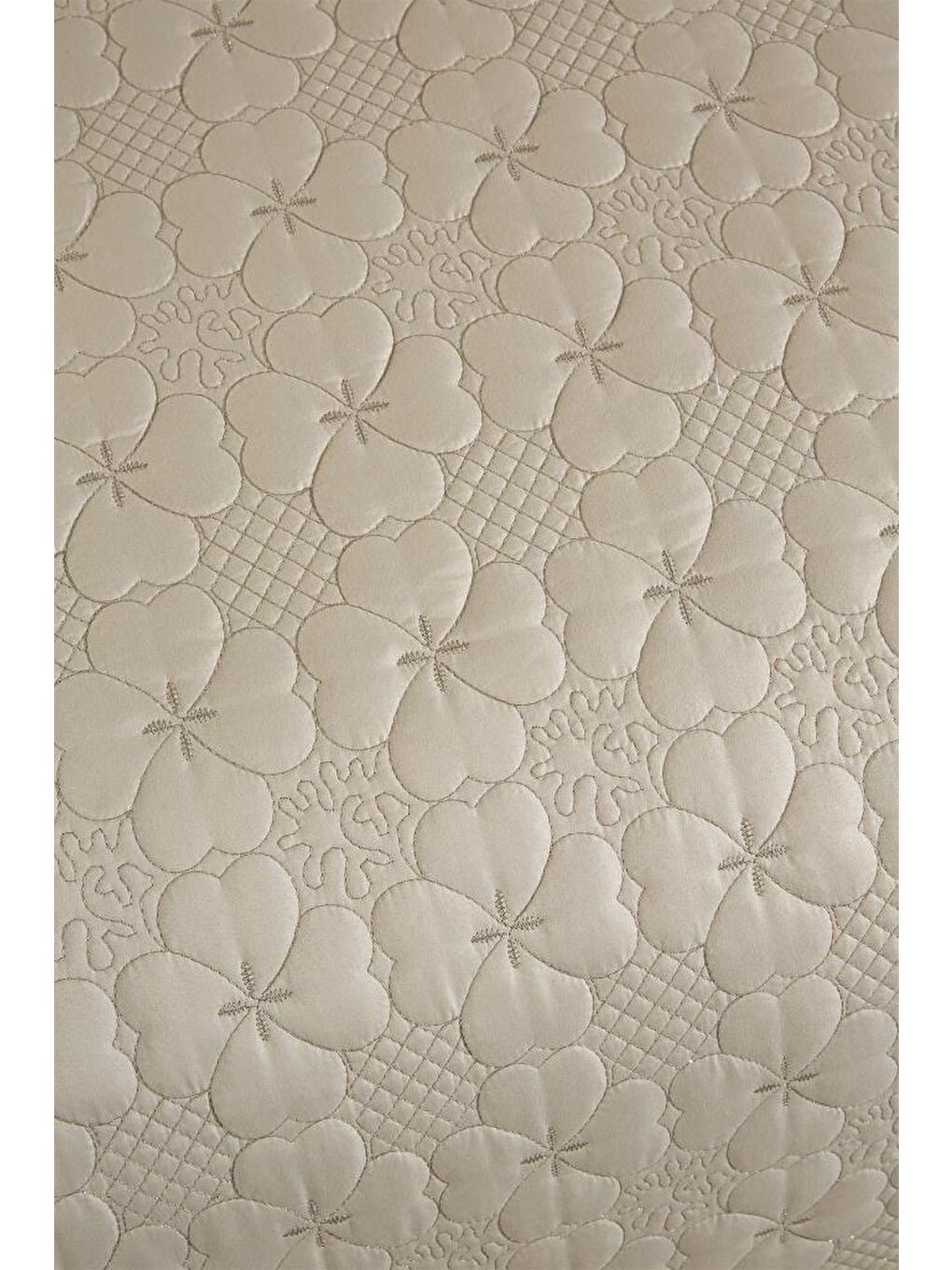 Lena Kapitoneli Çift Kişilik Yatak Örtüsü 230x240 Bej-1