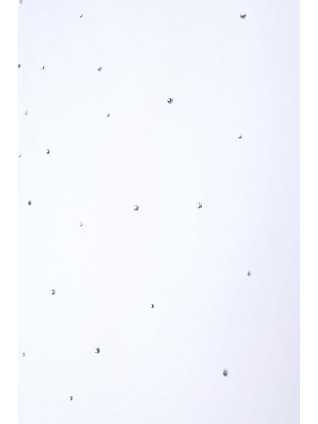 Beyaz-Pamuklu Taşlı Gömlek Tunik-5