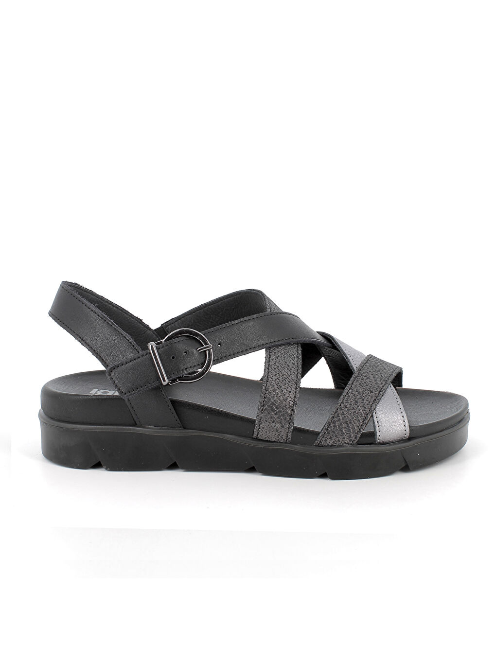 Siyah Kadın Sandalet 7668800 DDZ 76688 NAP.SO/NAB.MAMB Nero Acciaio