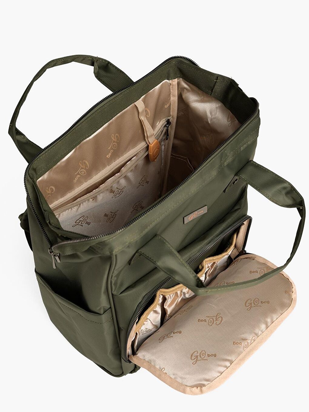 Go Bag Zeina Anne Bebek Bakım Çantası - Haki-1