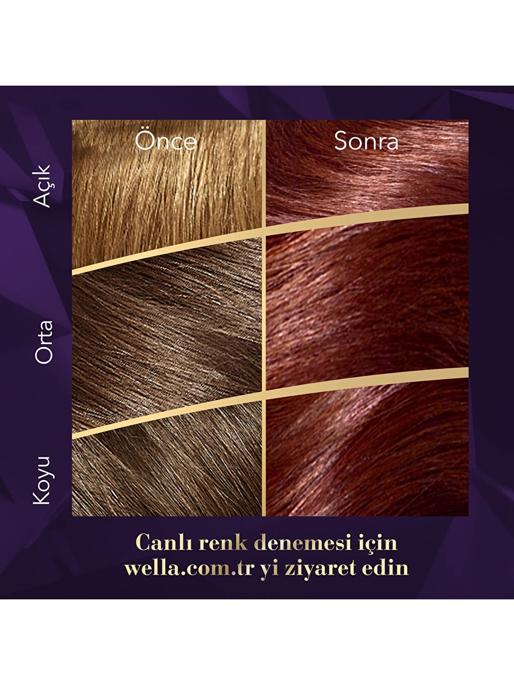 Wella Renksiz Koleston Supreme Kit 4/66 Sıcak Kızıl *18 - 3