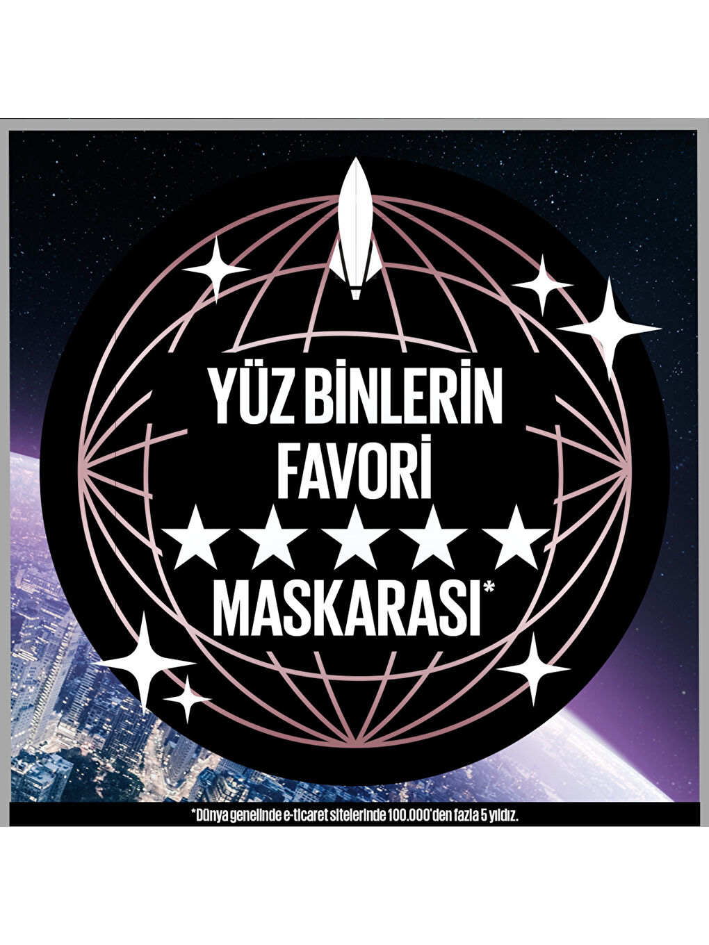 Space Diamond Elmas Işıltılı Maskara-6