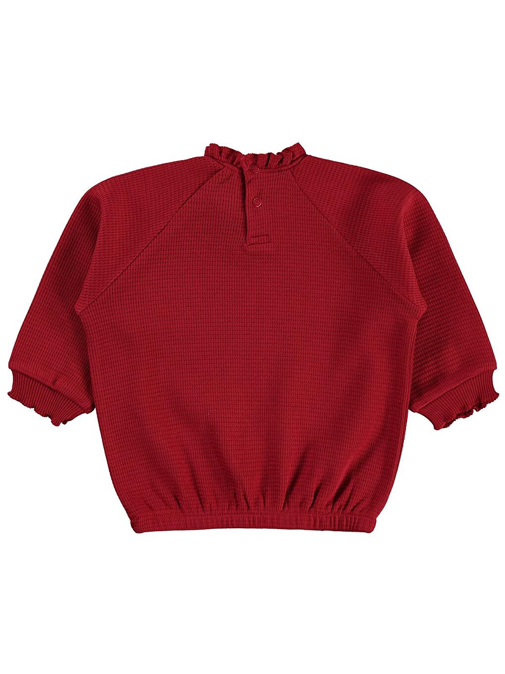 Baby Uğur Böceği Nakışlı 6-18 Ay Sweatshirt - Kırmızı 9-12 Ay-1