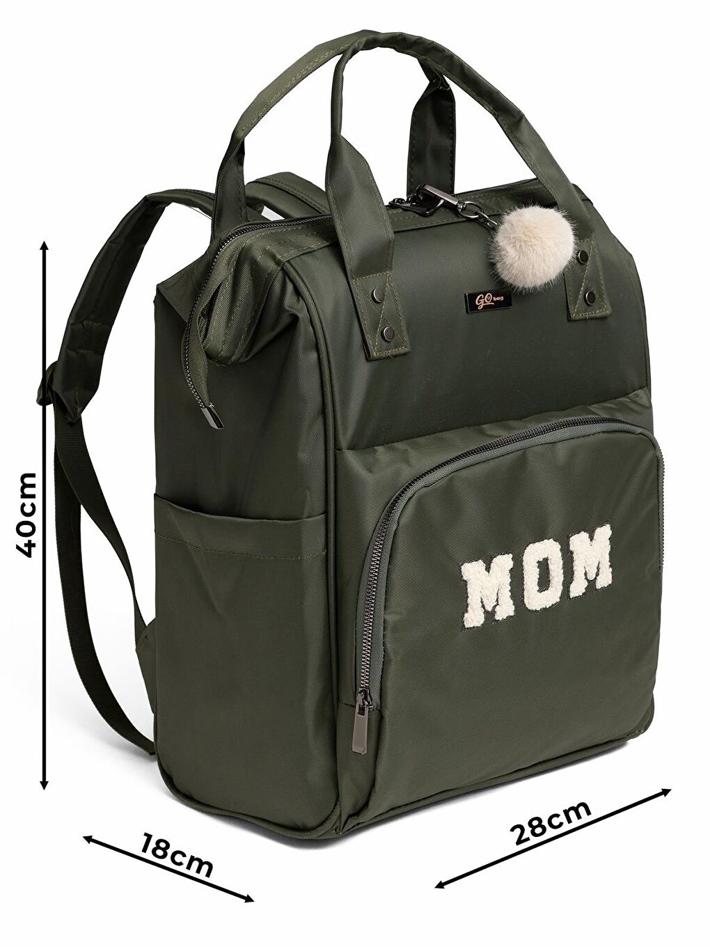 Go Bag Zeina Anne Bebek Bakım Çantası - Haki-4