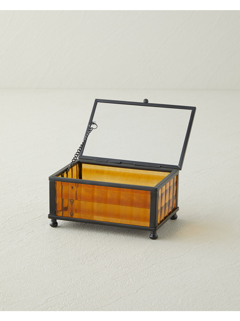 Sarı Rase Dekoratif Kutu 12x8x6 cm Gold-1