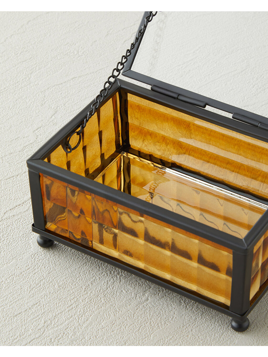 Sarı Rase Dekoratif Kutu 12x8x6 cm Gold-2