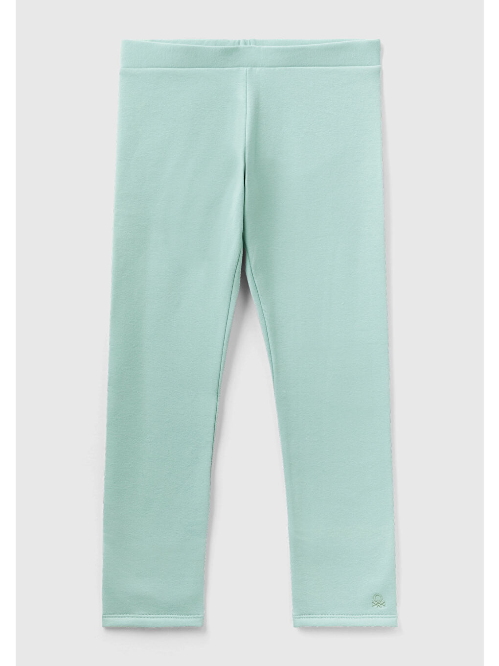 Turkuaz Kız Çocuk Su Yeşili  Logo Detaylı Tayt