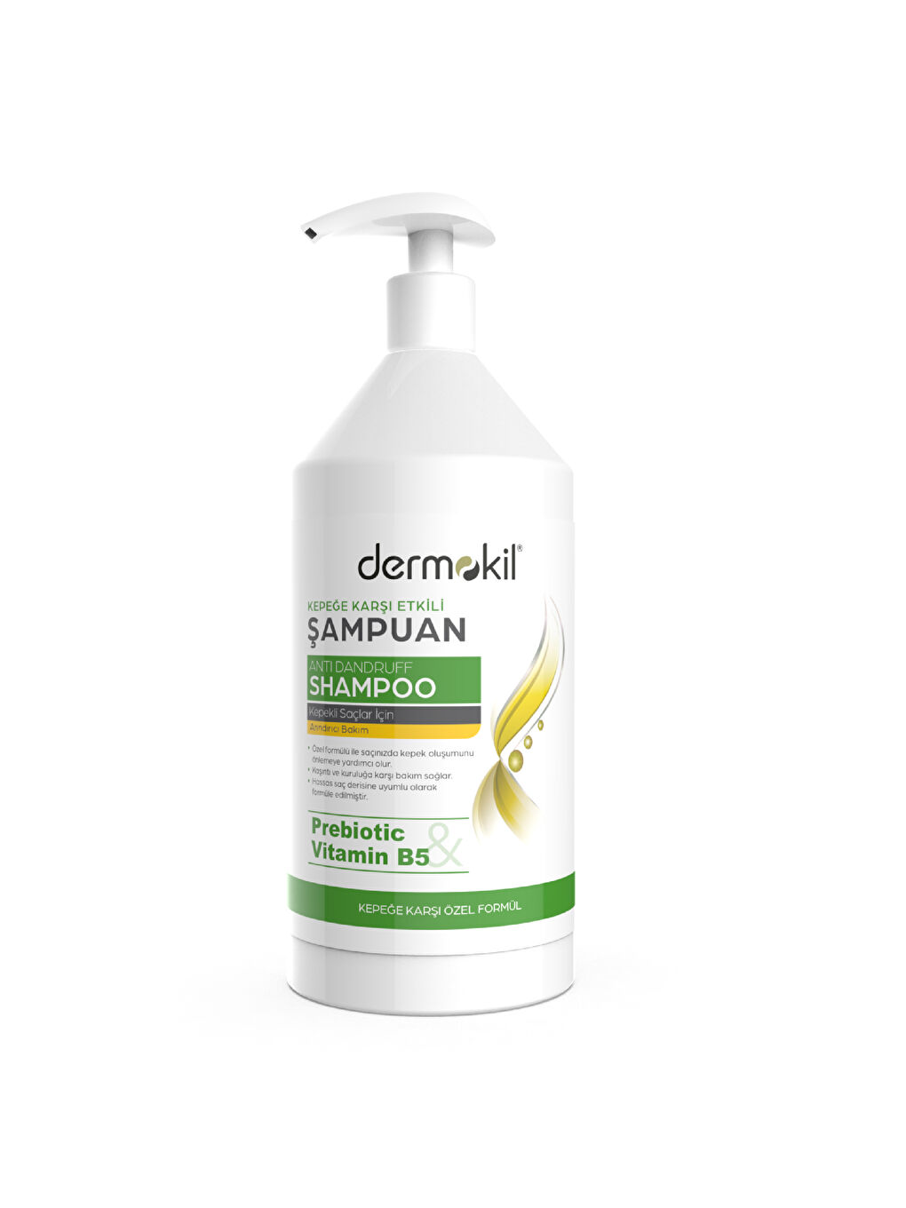 DERMOKIL Karışık Prebiyotik & Vitamin B5 Kepeğe Karşı Şampuan 1 L