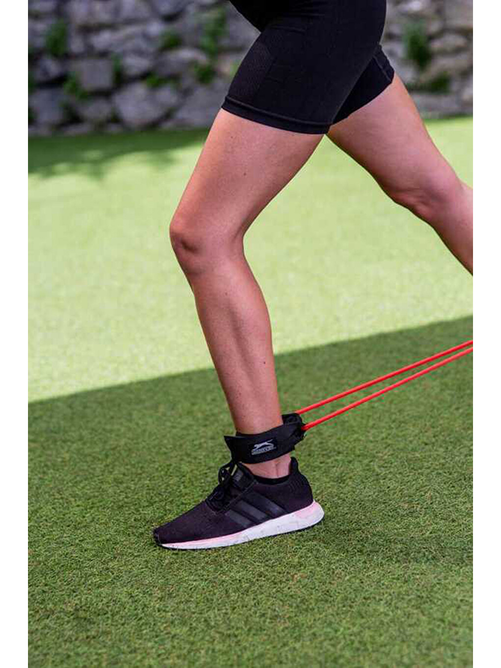 Lateral Resistor Ankle Strap Medium Unisex Siyah / Kırmızı Pilates Aksesuarları-3